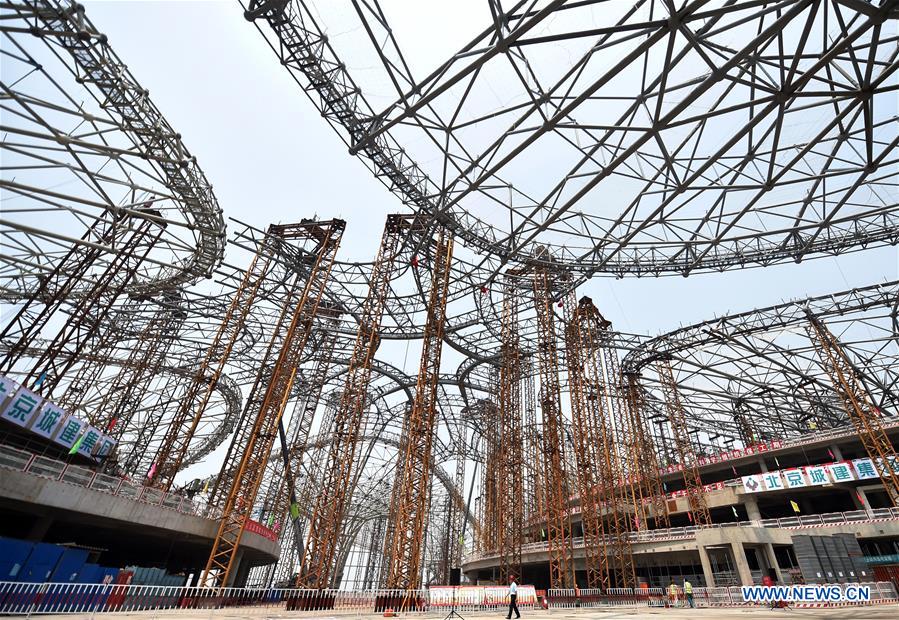 Le nouvel aéroport international de Beijing prend forme et sera mis en service en 2019