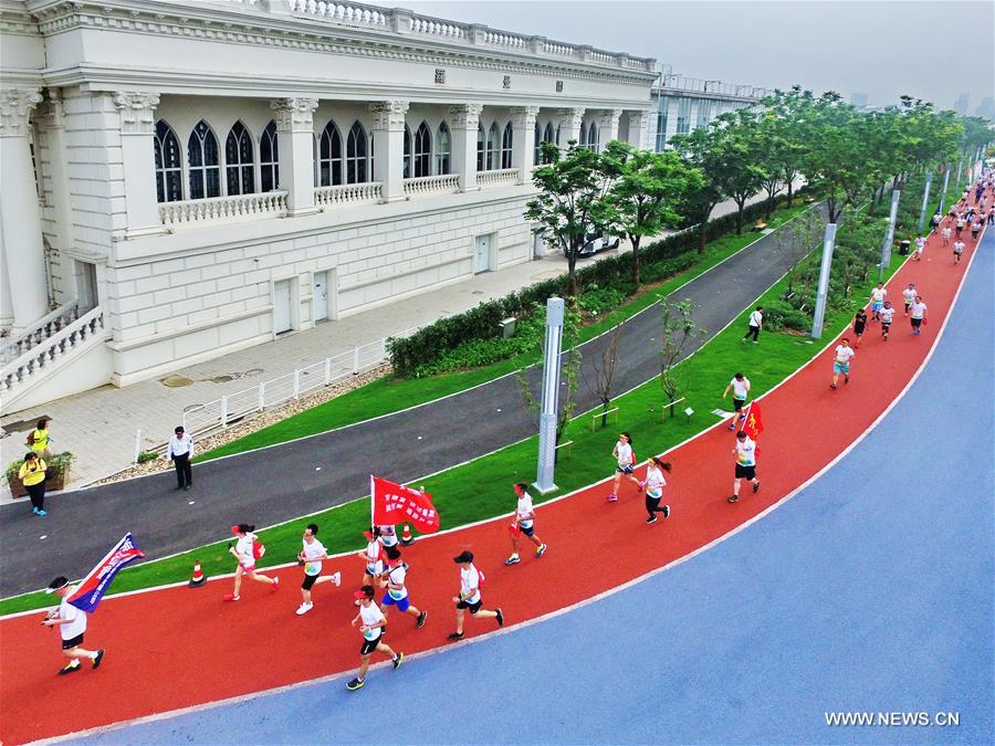 Une activité de remise en forme à Shanghai