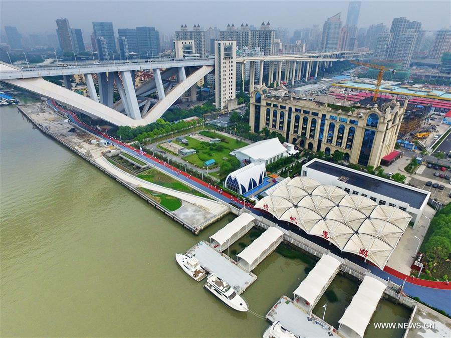 Une activité de remise en forme à Shanghai