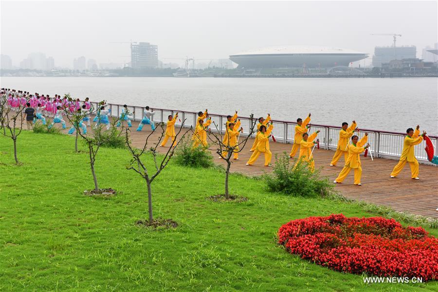 Une activité de remise en forme à Shanghai