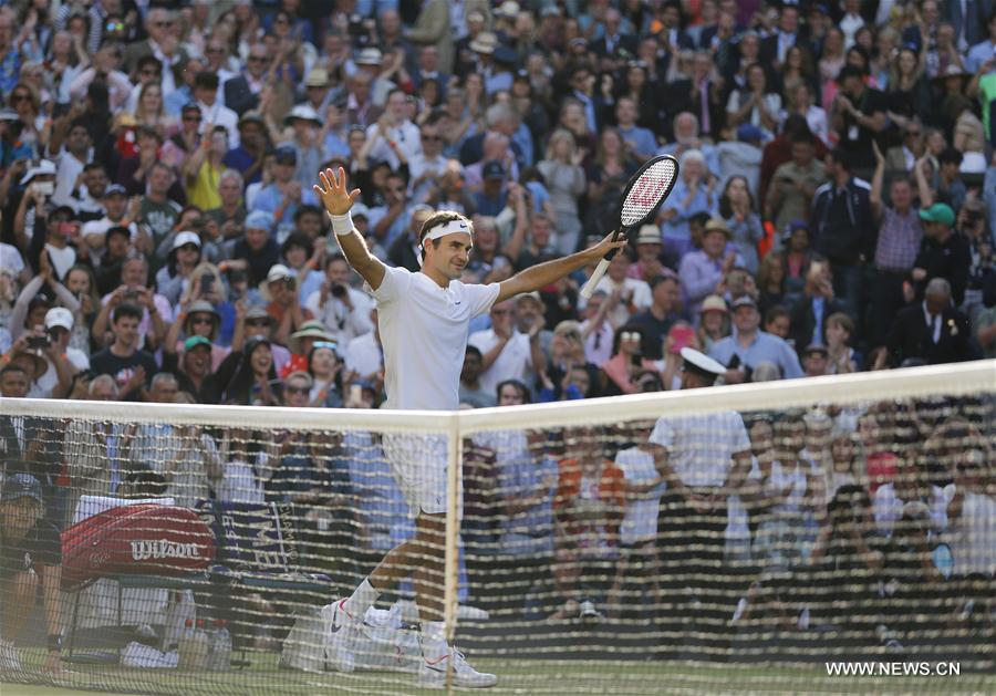 Championnat de Wimbledon : Roger Federer se qualifie en demi-finales