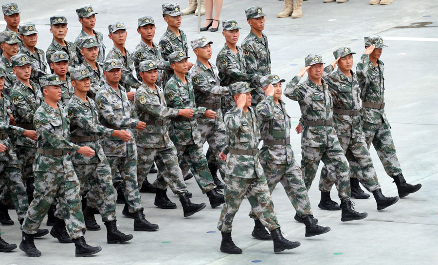 Ouverture officielle des Jeux militaires internationaux 2017 en Chine