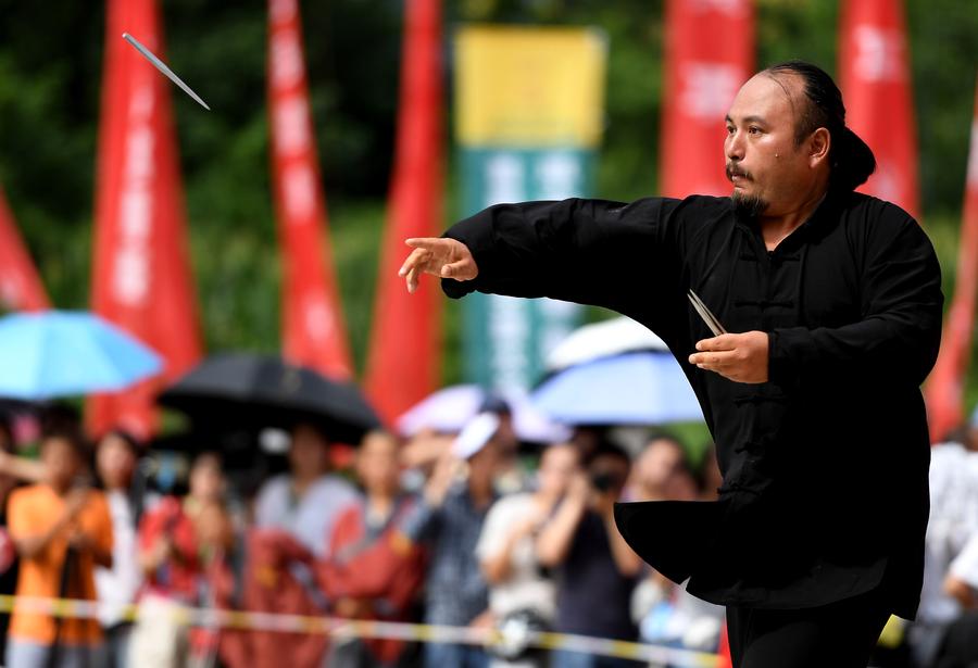 Compétition de Kung-fu au Temple de Shaolin