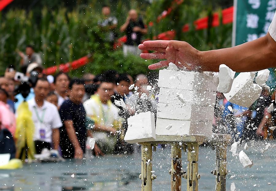 Compétition de Kung-fu au Temple de Shaolin