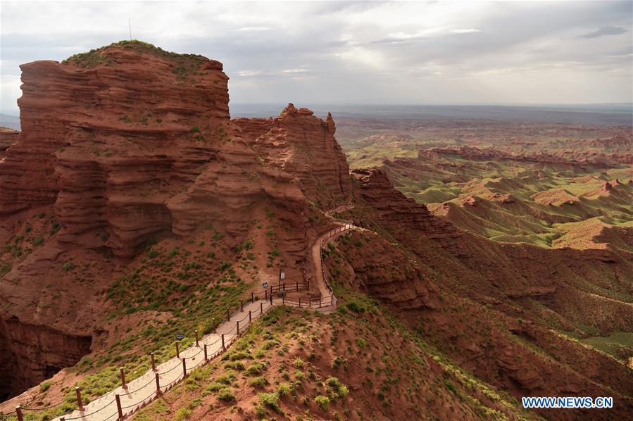 Incroyables paysages du canyon du Gansu