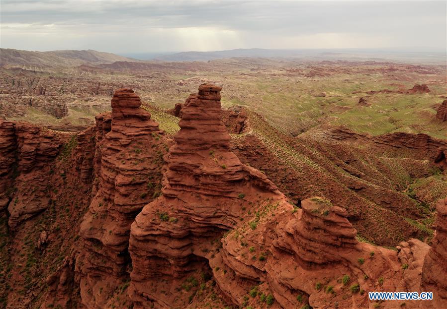 Incroyables paysages du canyon du Gansu