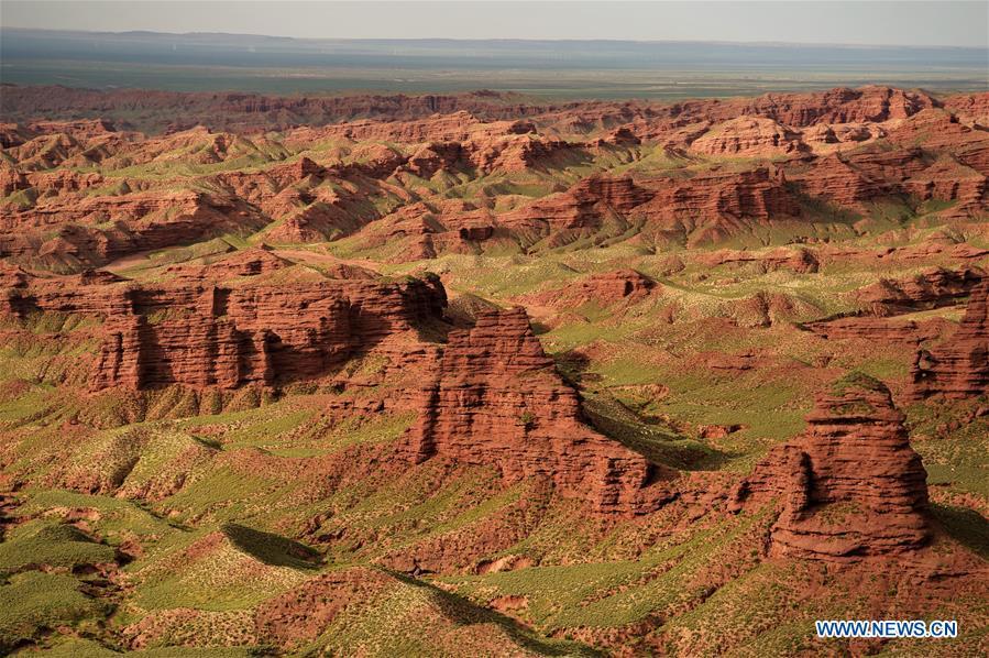 Incroyables paysages du canyon du Gansu