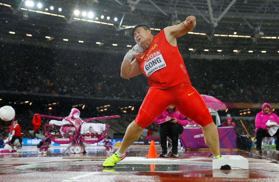 Mondiaux d'athlétisme, lancer du poids : la Chine enfin récompensée