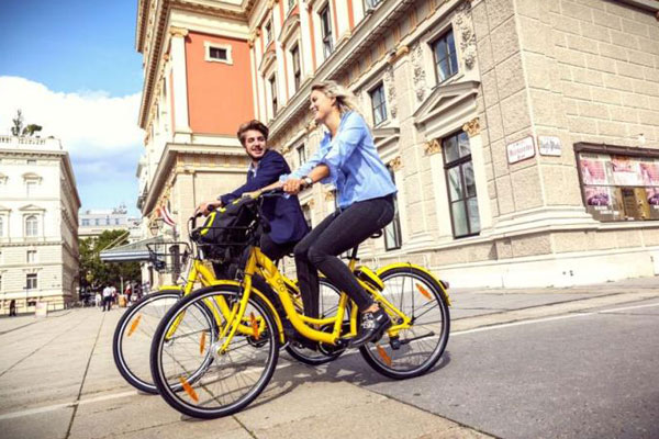 Ofo débarque en Autriche