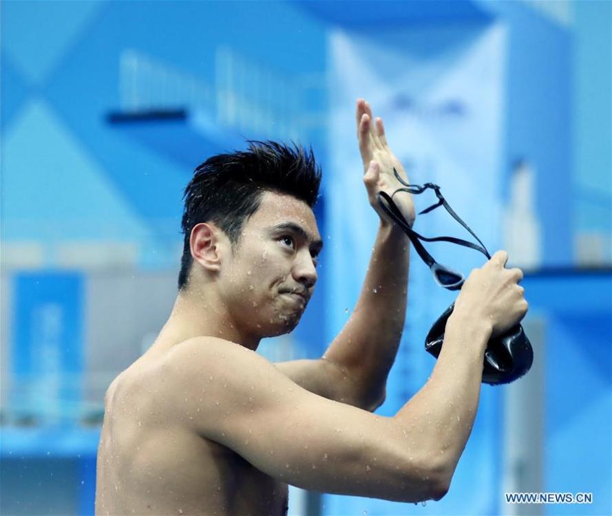 Jeux nationaux, natation : Ning Zetao en demi-finale