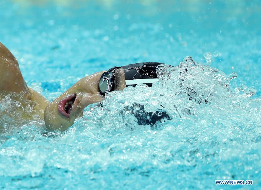 Jeux nationaux, natation : Ning Zetao en demi-finale