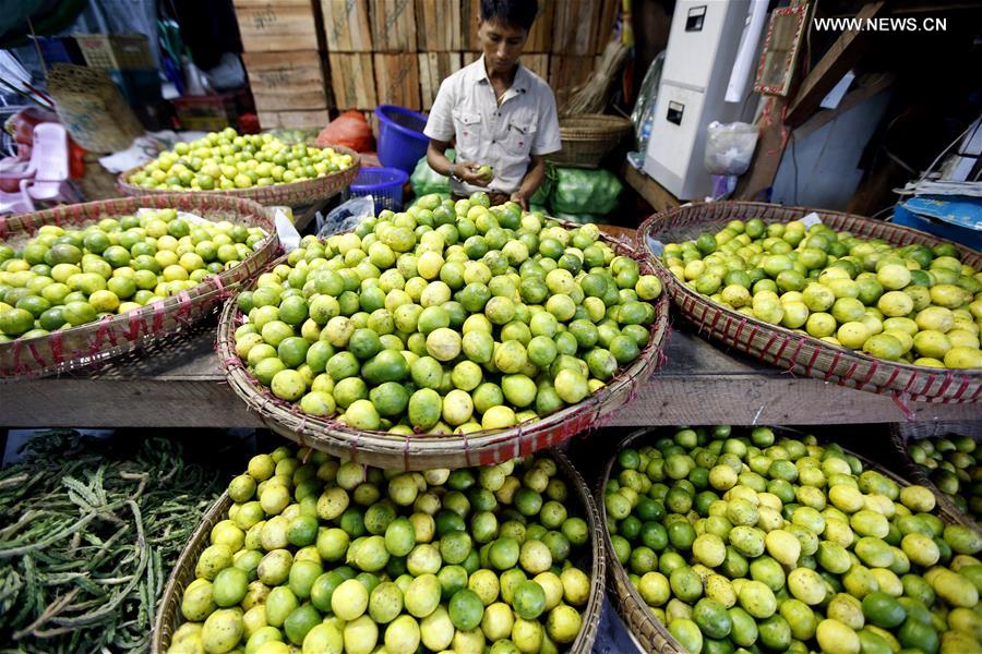 Exportation de fruits birmans en Chine