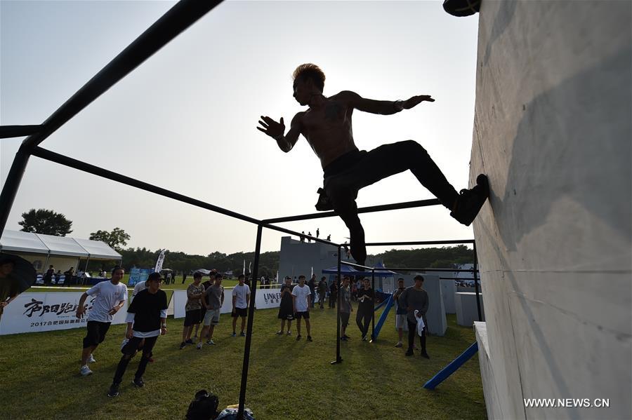 Un premier parcours international de parkour en Chine