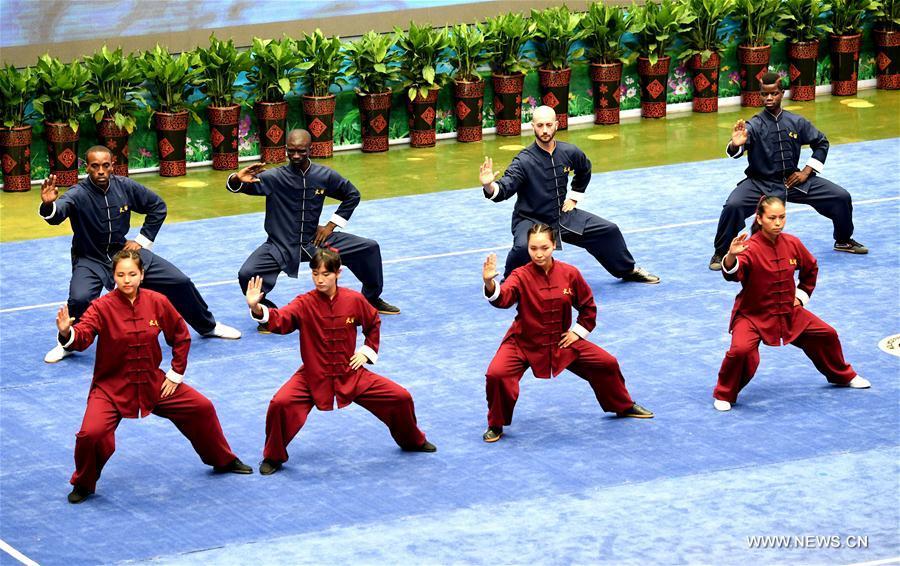 Pratique du ta?-chi dans le Henan