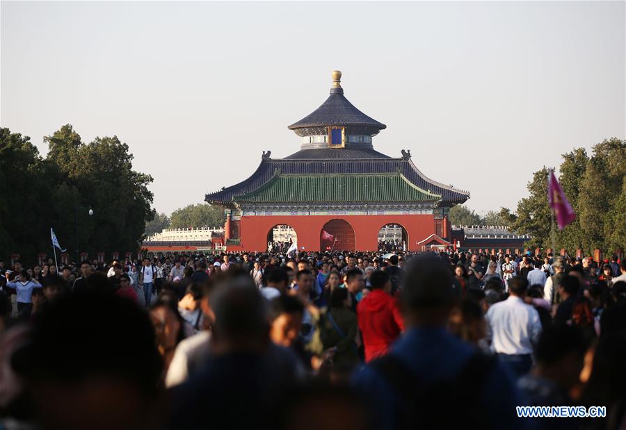 Beijing a accueilli plus de 12 millions de touristes durant les vacances de la Fête nationale