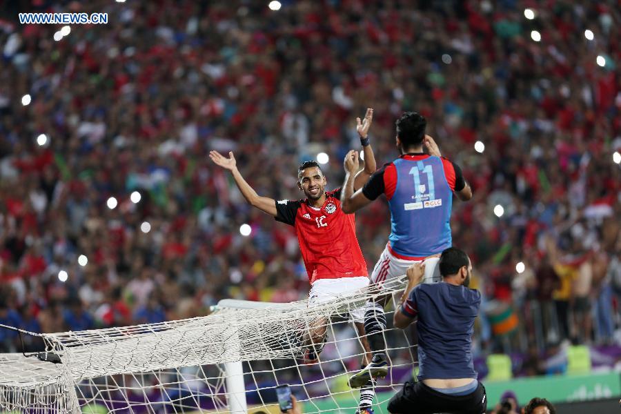 L'équipe égyptienne est qualifiée pour la phase finale du Mondial de football 2018