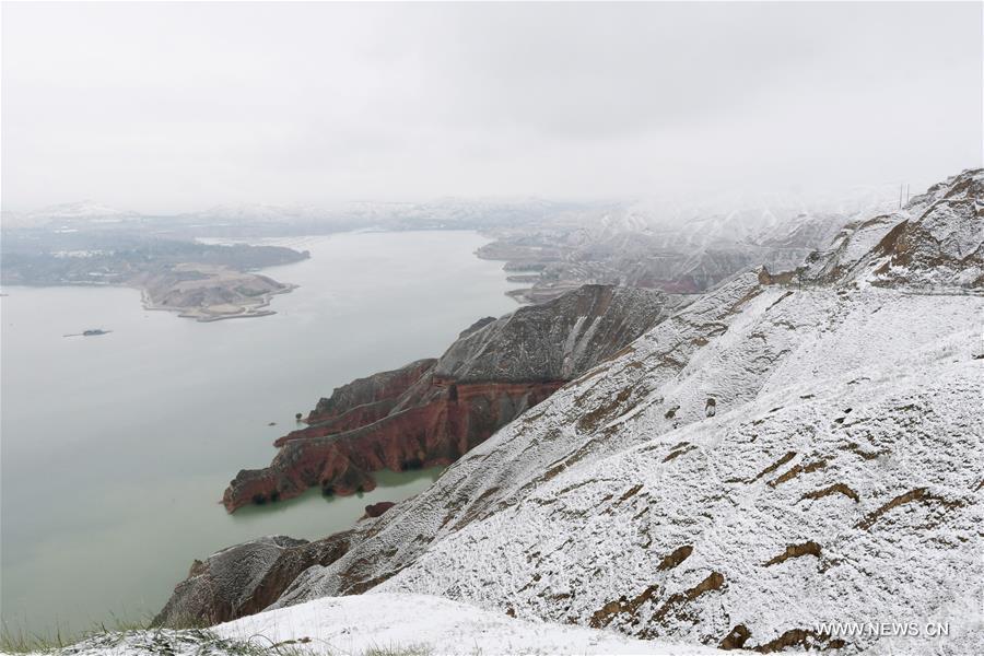 Front froid et chutes de neige dans le nord de la Chine