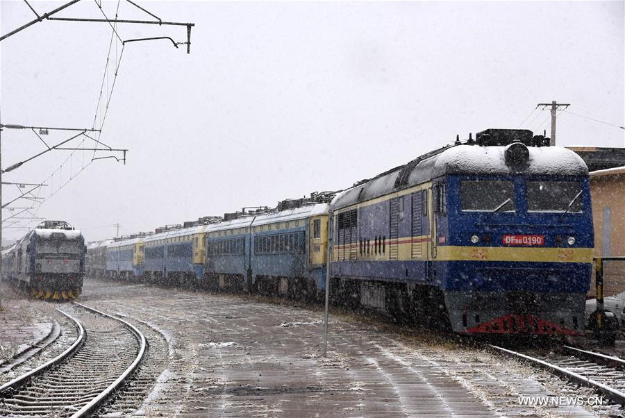 Front froid et chutes de neige dans le nord de la Chine