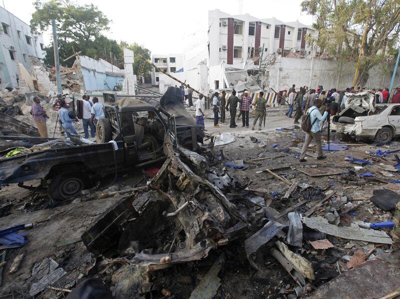 Somalie : attaque terroriste contre un h?tel de Mogadiscio, 27 morts