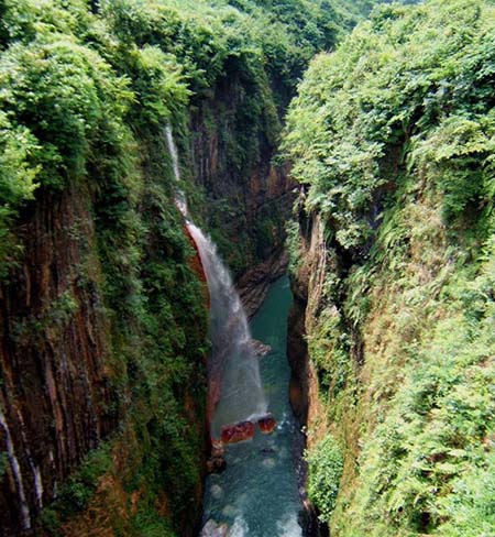 La beauté du Grand Canyon du Hubei