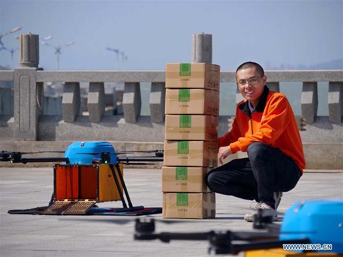 Chine : des drones d'Alibaba livrent des colis dans des ?les