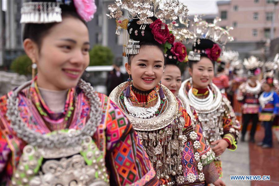 Chine : festival traditionnel du groupe ethnique Miao