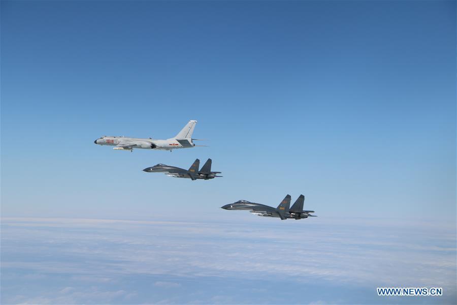 Les forces aériennes chinoises en plein exercice