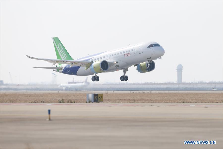 Le deuxième avion C919 effectue son premier vol d'essai