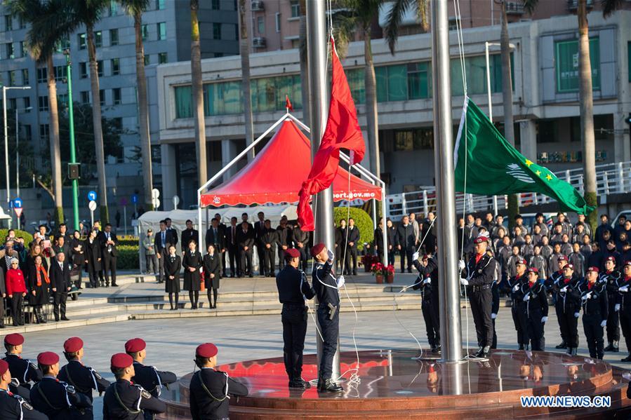 Chine : 18e anniversaire de la rétrocession de Macao à la patrie