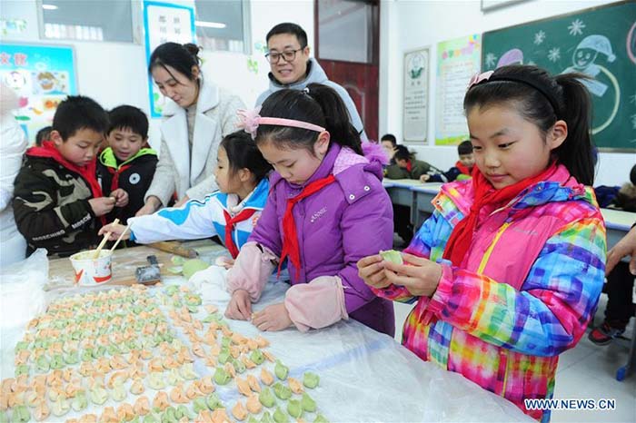 Célébration de la fête du solstice d'hiver en Chine