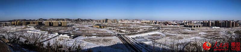 Le nord de la Chine sous la neige