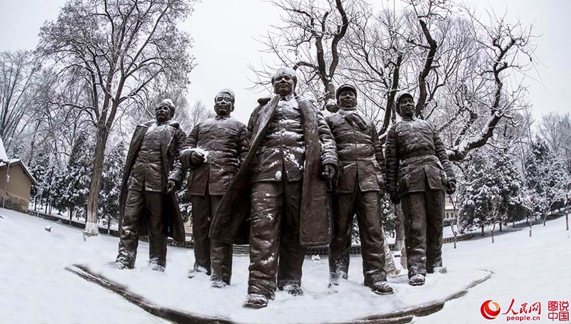 Le nord de la Chine sous la neige