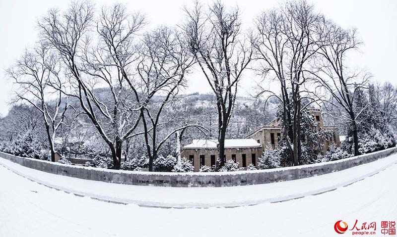 Le nord de la Chine sous la neige