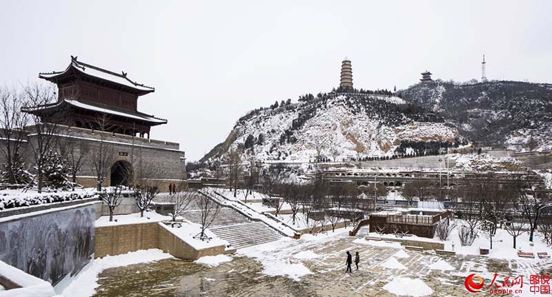 Le nord de la Chine sous la neige