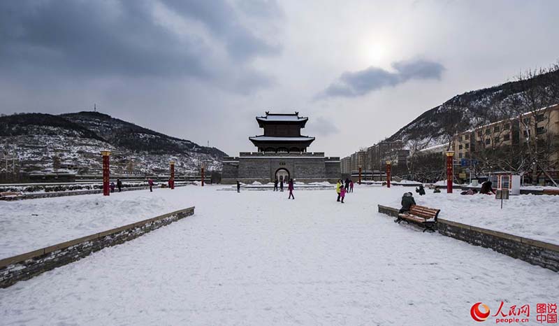 Le nord de la Chine sous la neige