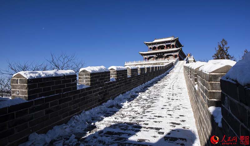 Le nord de la Chine sous la neige