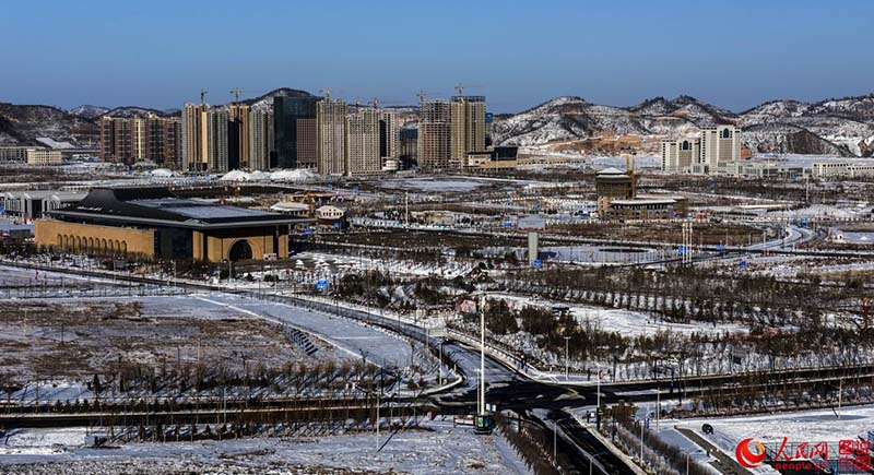 Le nord de la Chine sous la neige