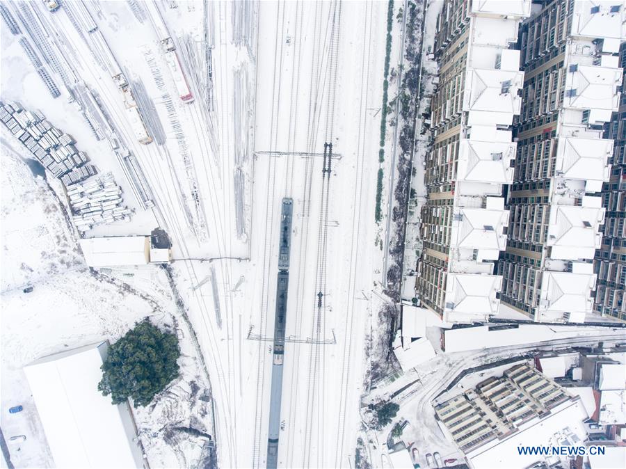 Paysages de neige à travers la Chine