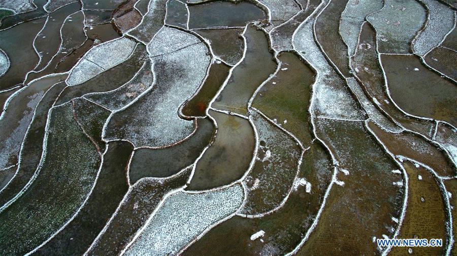 Paysages de neige à travers la Chine