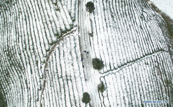 Paysages de neige à travers la Chine