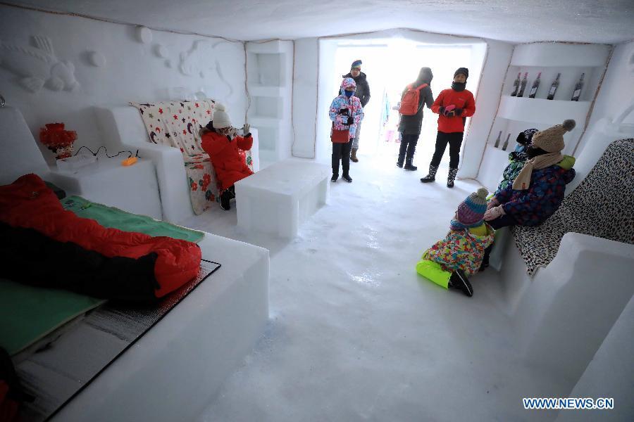 Un h?tel de glace dans le Heilongjiang