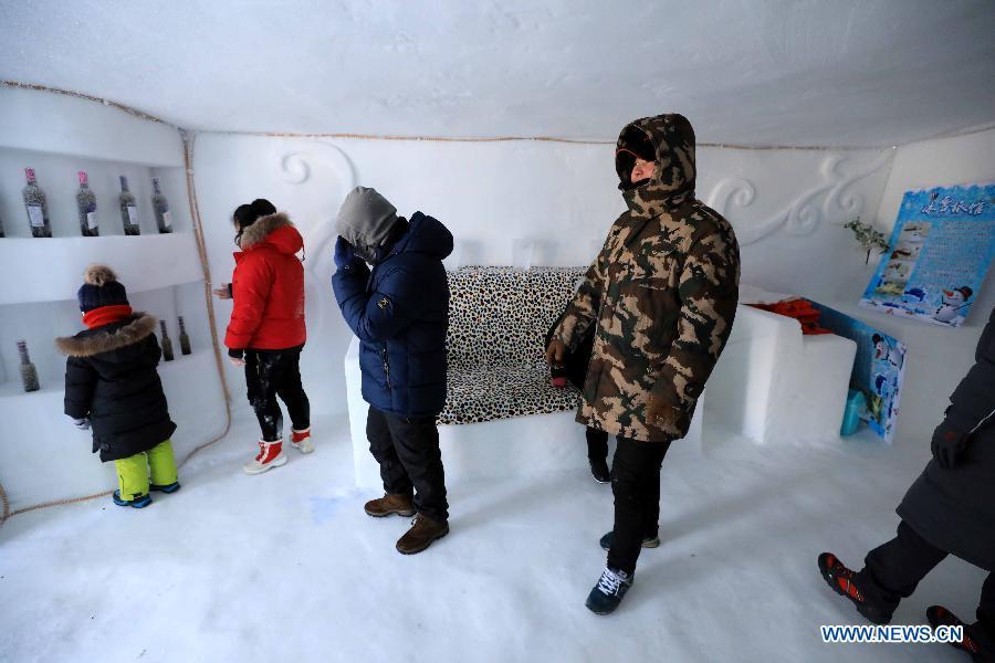 Un h?tel de glace dans le Heilongjiang