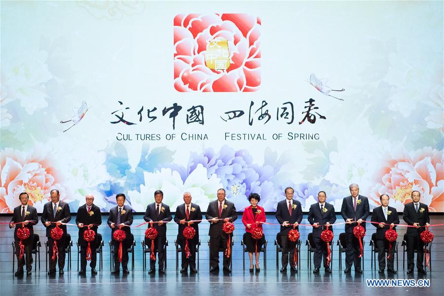 Chine : gala à l'approche de la fête du Printemps à Macao