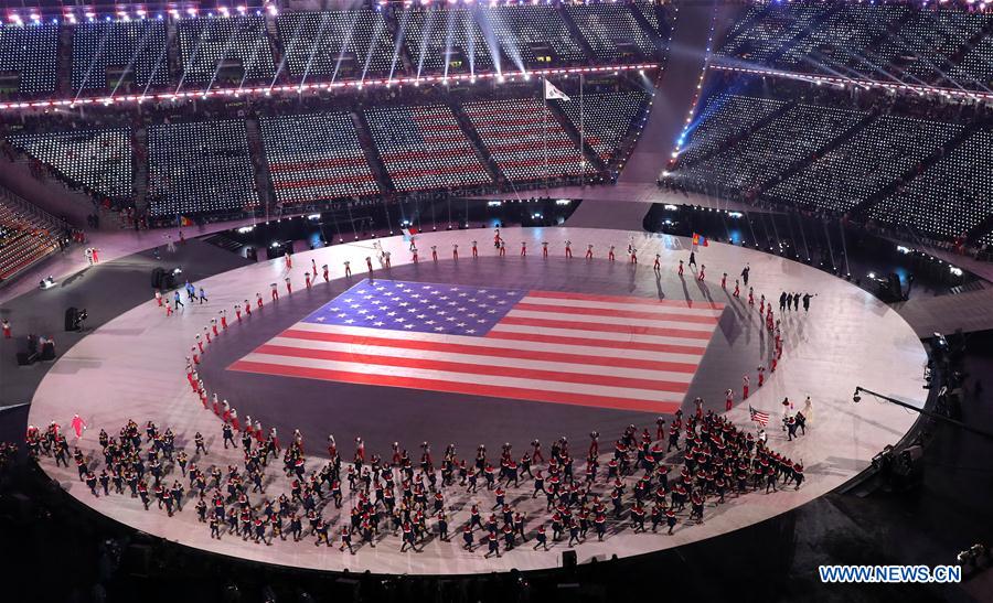 Ouverture des Jeux Olympiques d'hiver de Pyeongchang sur une grande cérémonie