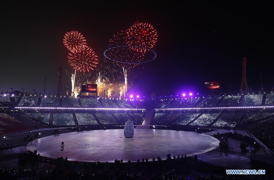 Ouverture des Jeux Olympiques d'hiver de Pyeongchang sur une grande cérémonie