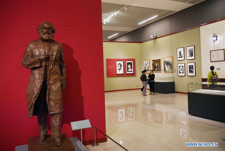 Ouverture de l'exposition Karl Marx au musée national de Chine