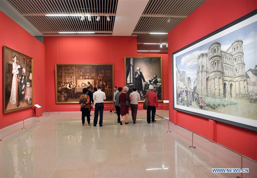 Ouverture de l'exposition Karl Marx au musée national de Chine