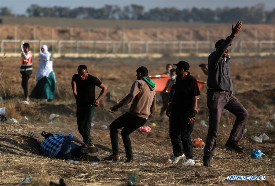 Un Palestinien tué dans des affrontements avec des soldats israéliens à Gaza le jour de la Nakba