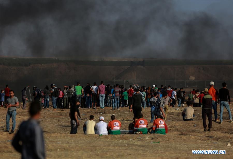 Un Palestinien tué dans des affrontements avec des soldats israéliens à Gaza le jour de la Nakba