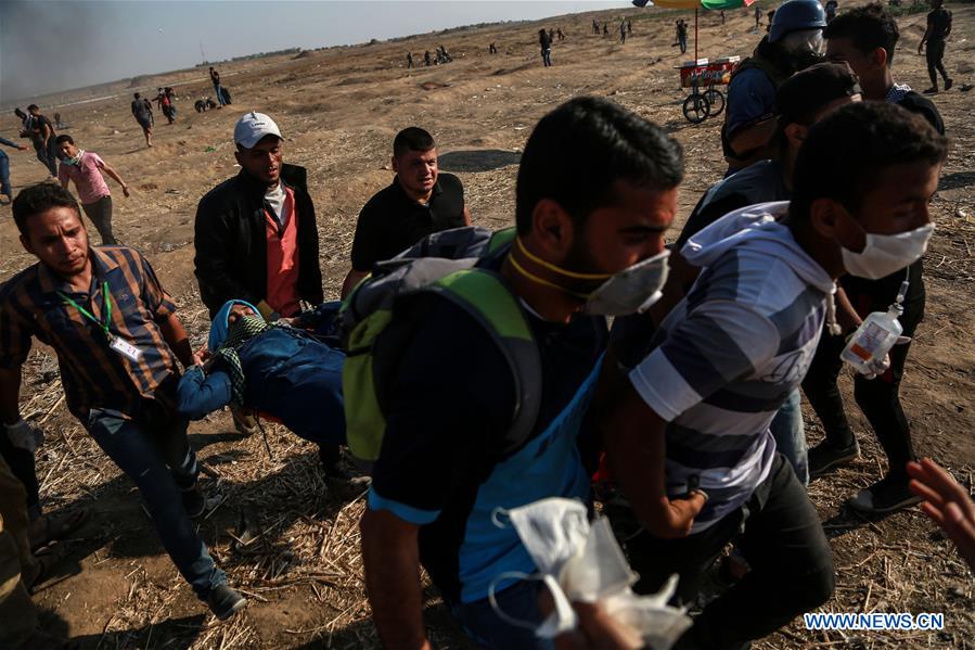 Un Palestinien tué dans des affrontements avec des soldats israéliens à Gaza le jour de la Nakba